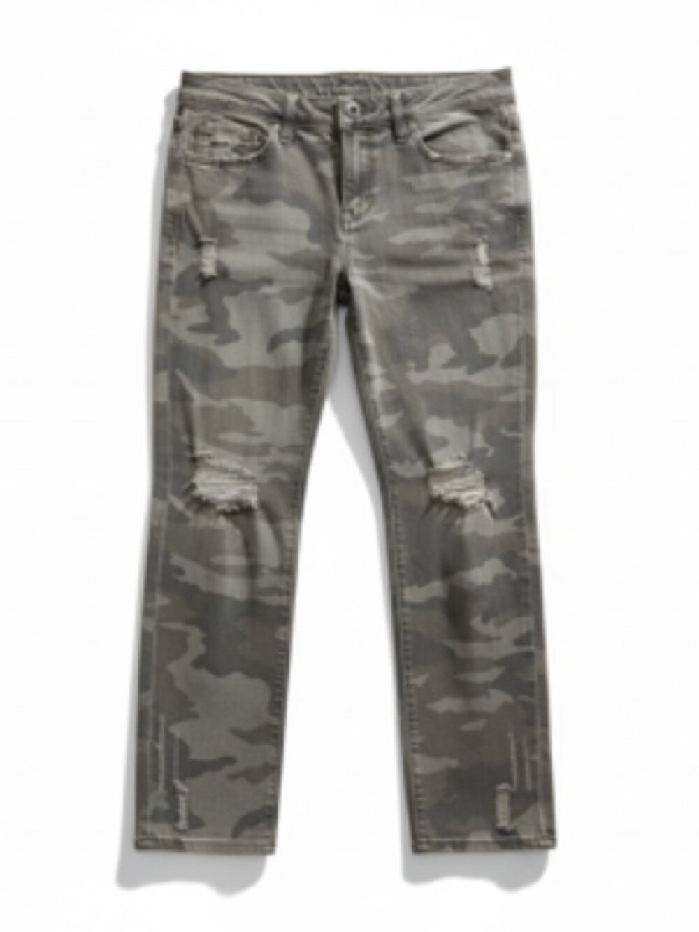 Seven 7 Women's Camo Distressed Skinny Jeans - Size 6